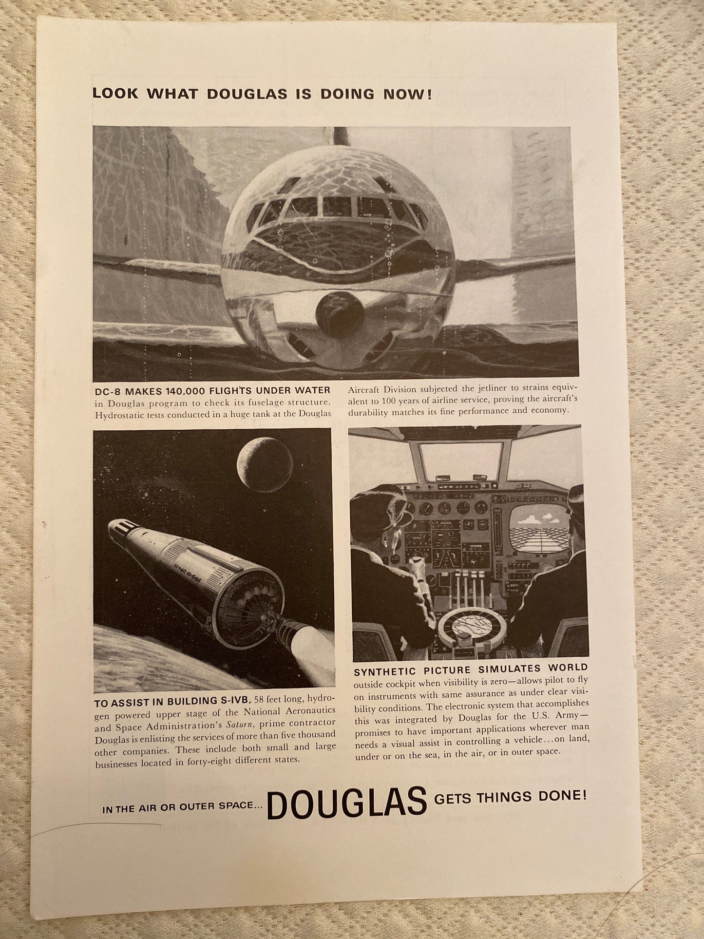 Douglas 1960’s  advertising.