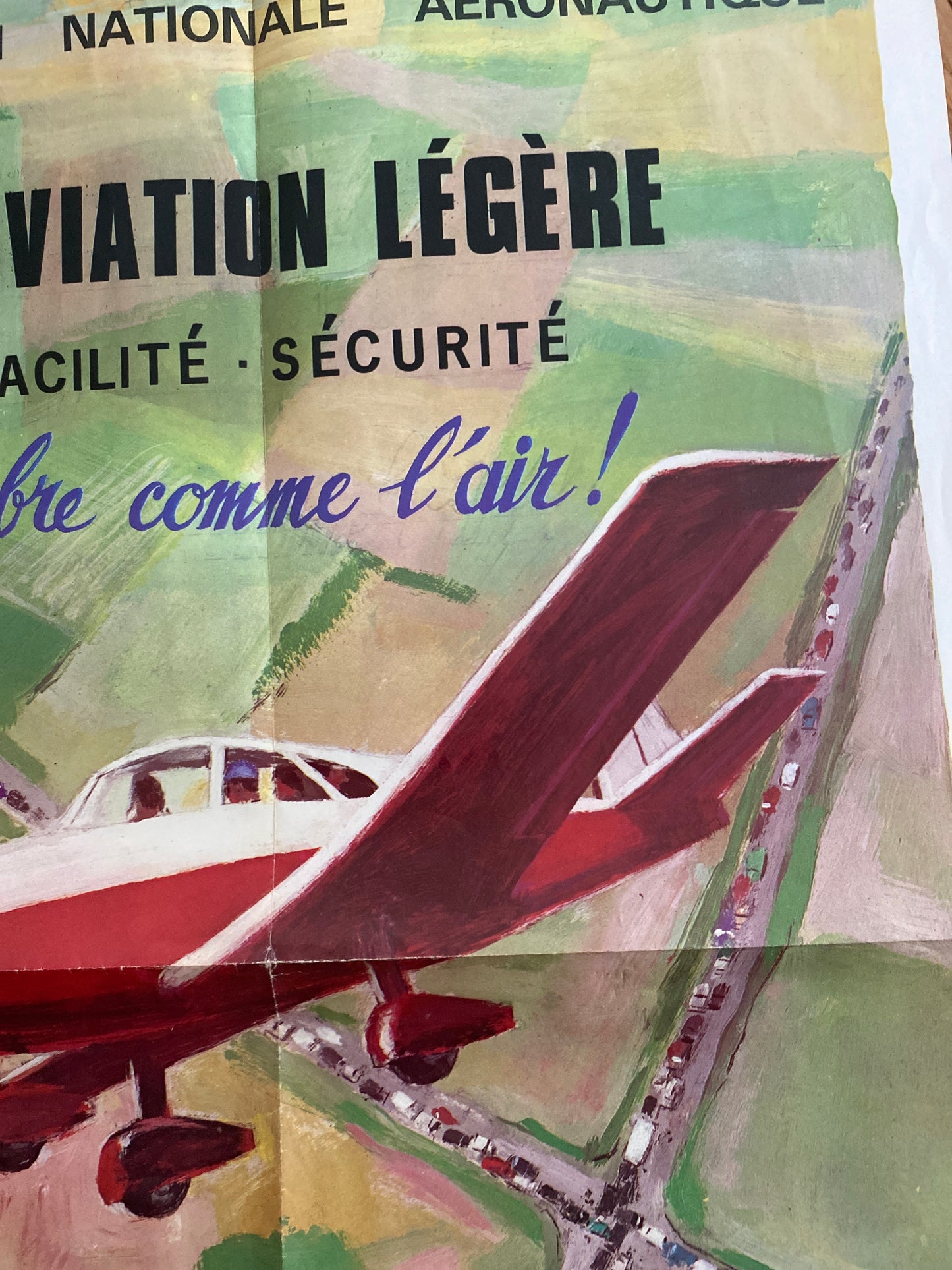 Vintage Airplane Poster