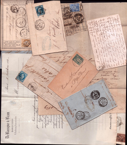 Old French Paper and Envelopes. Digital Download