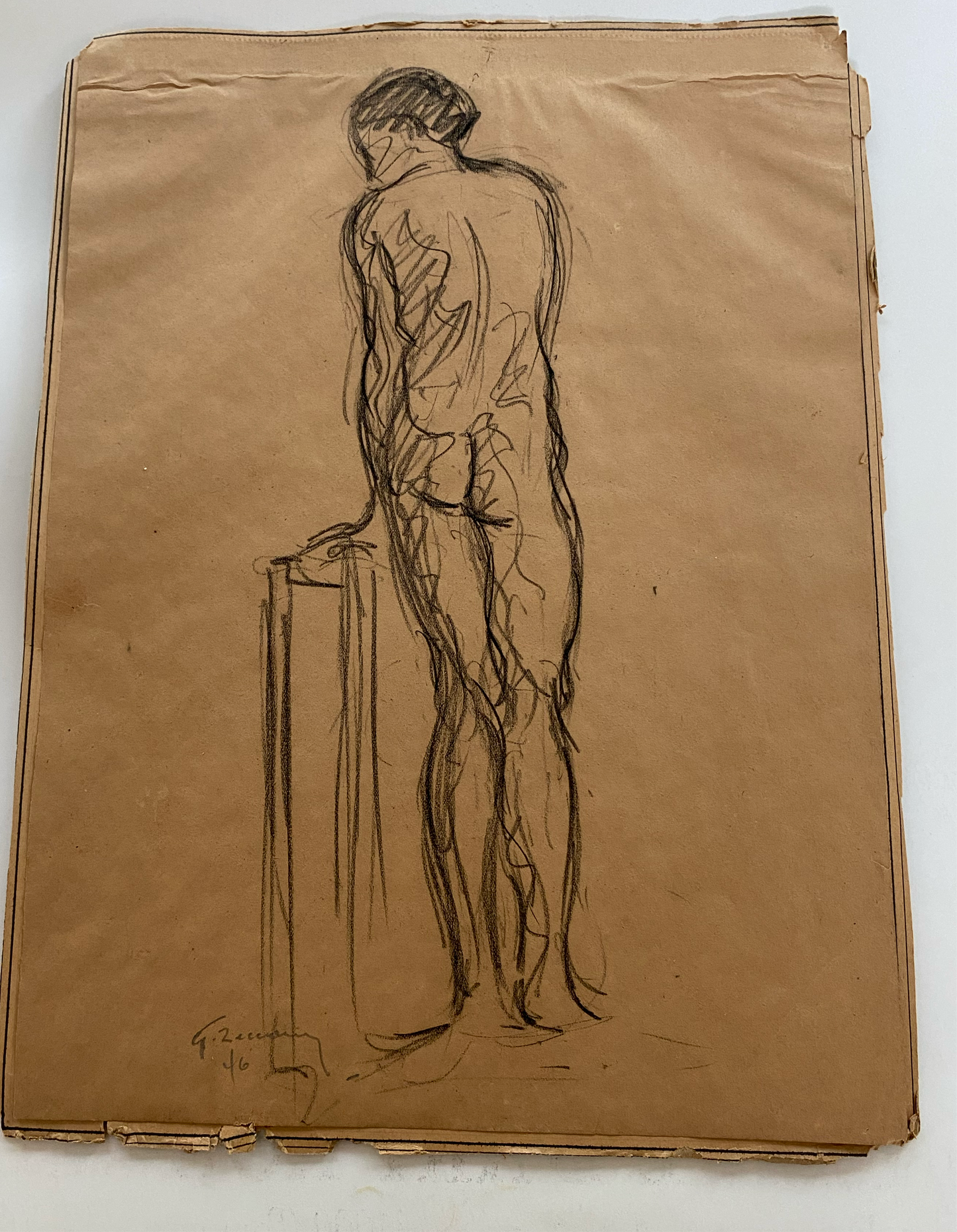 Nude Pencil Drawing 1946