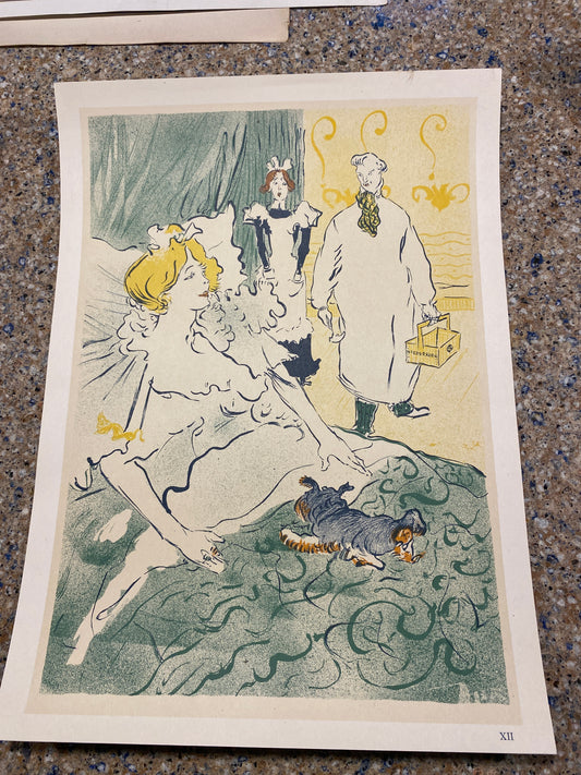 Toulouse - Lautrec, France  1960’s print