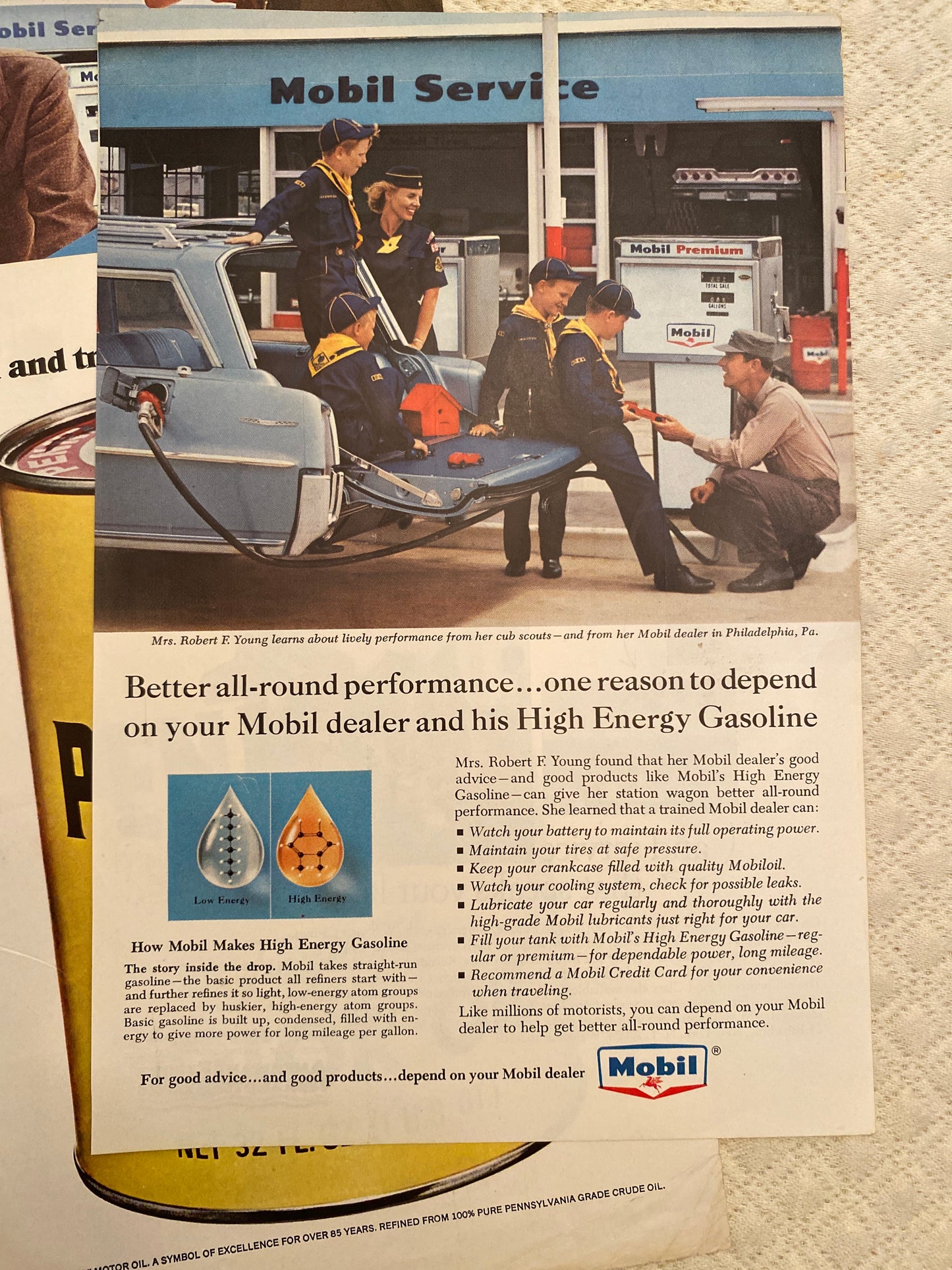 1960’s oil and gas advertising.