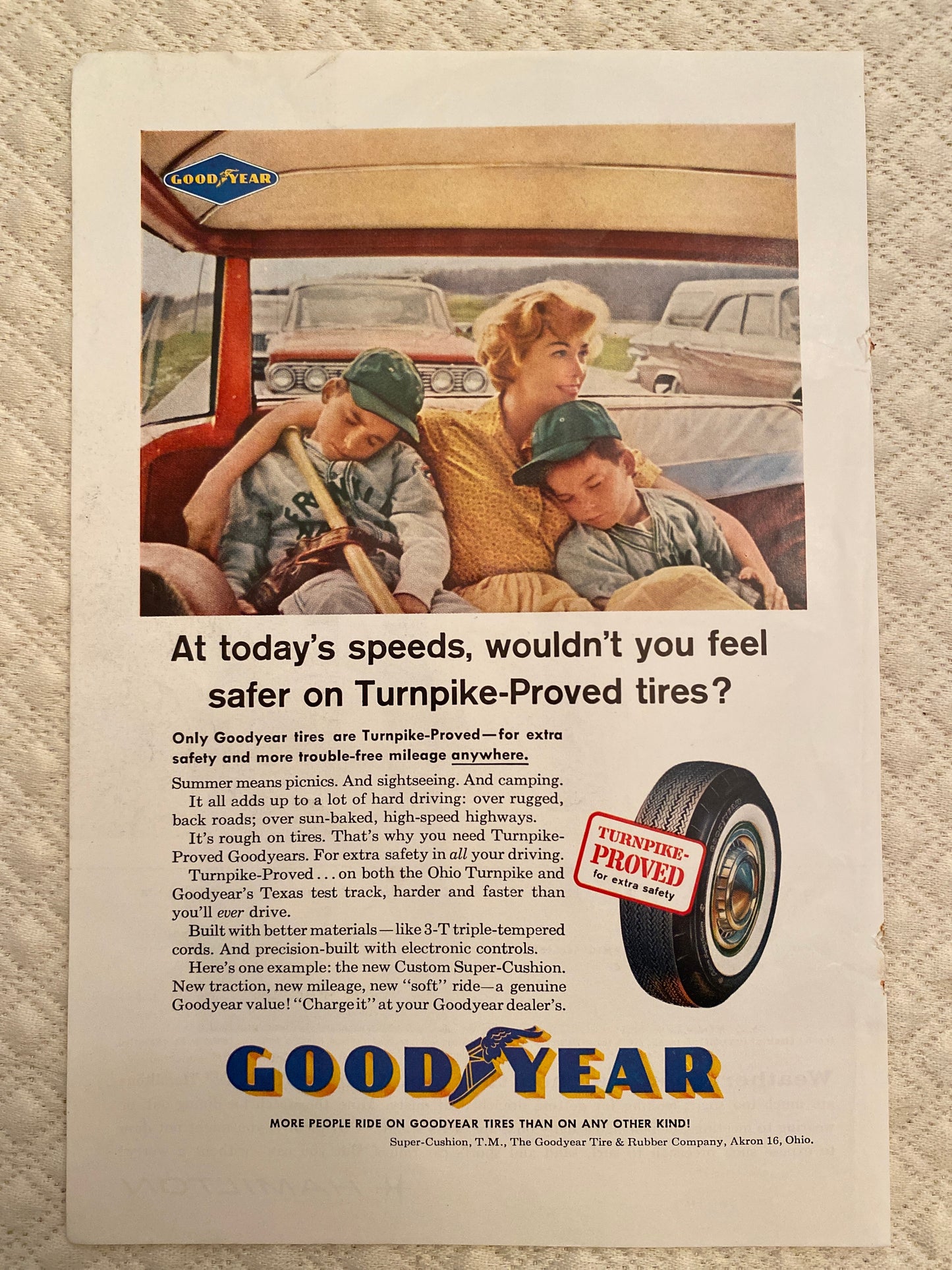 Goodyear Tire 1960’s  advertising.