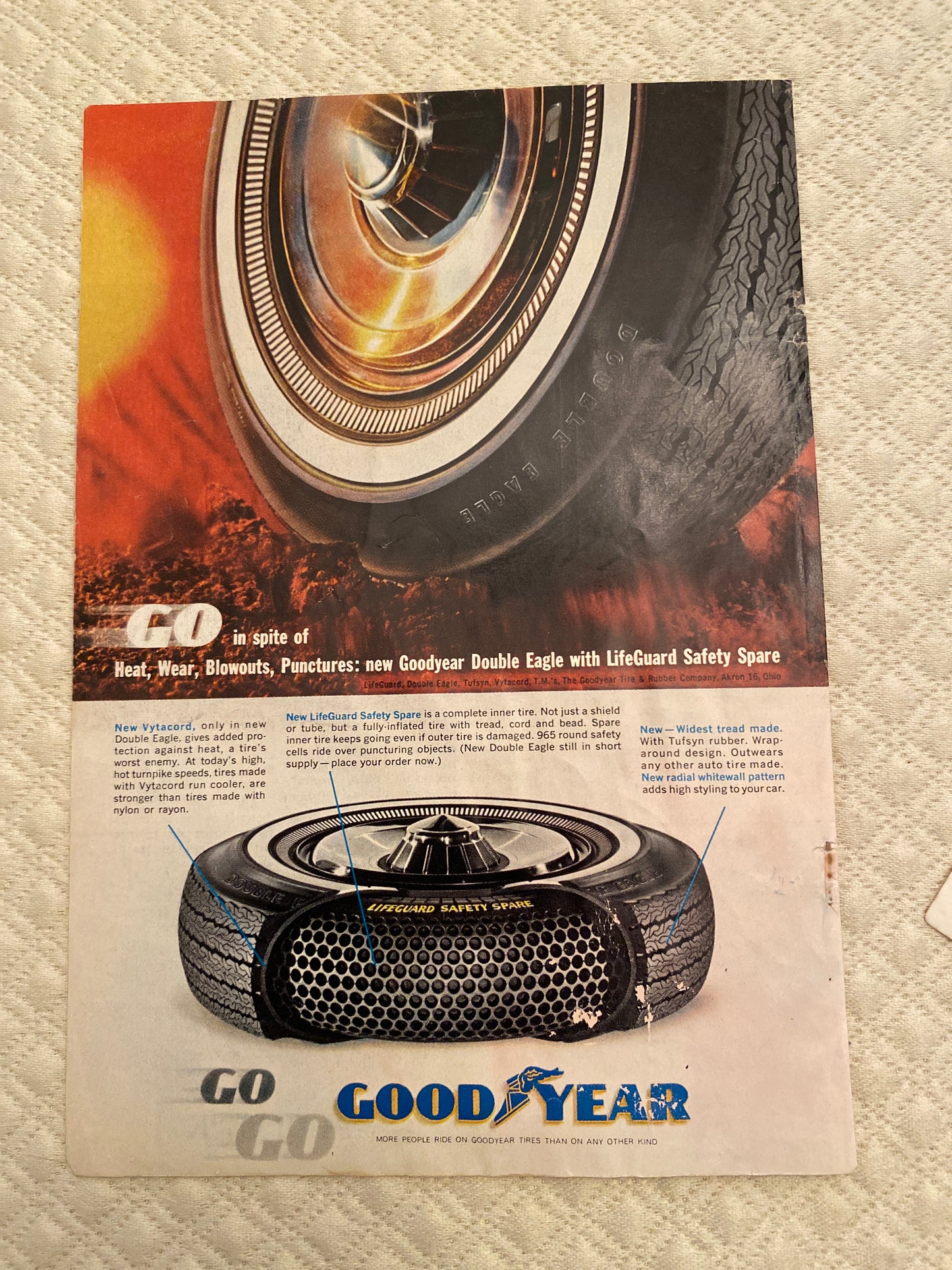 Goodyear Tire 1960’s  advertising.