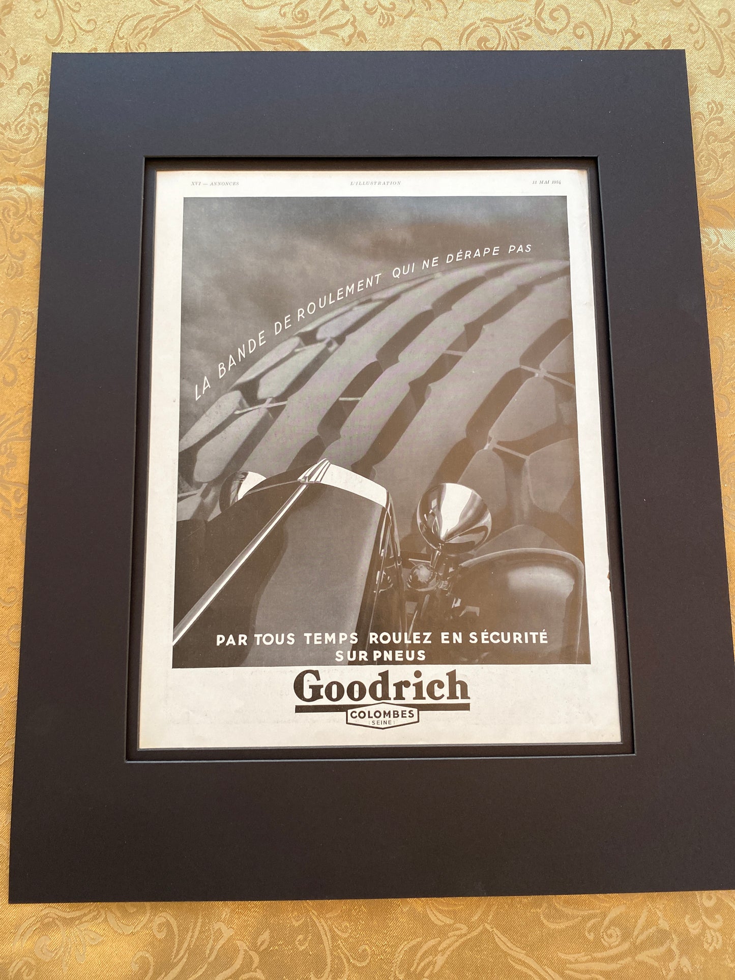 1934 Ladies underwear and Goodrich Tire advertising