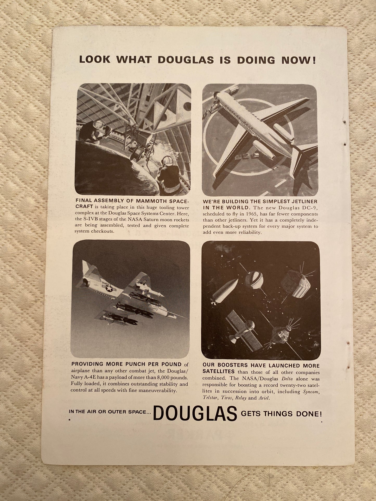 Douglas 1960’s  advertising.