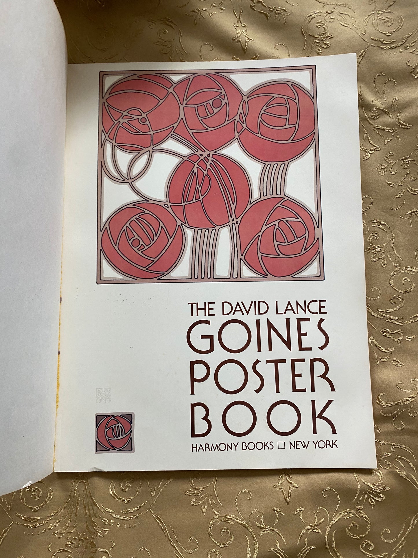 David Lance Goines Poster Book 1978 first edition